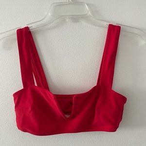 Aerie Red Bikini Top